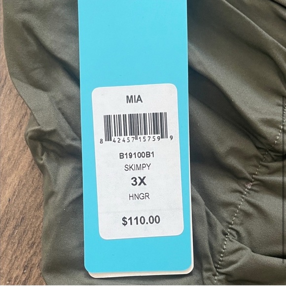 Beach Bunny Olive push up halter Bikini Set 3XL - Picture 6 of 13